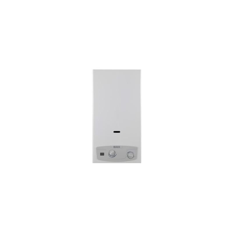 foto del prodotto scaldabagno a camera aperta baxi acquaprojet blue 14i metano low nox a7698572 a tiraggio naturale