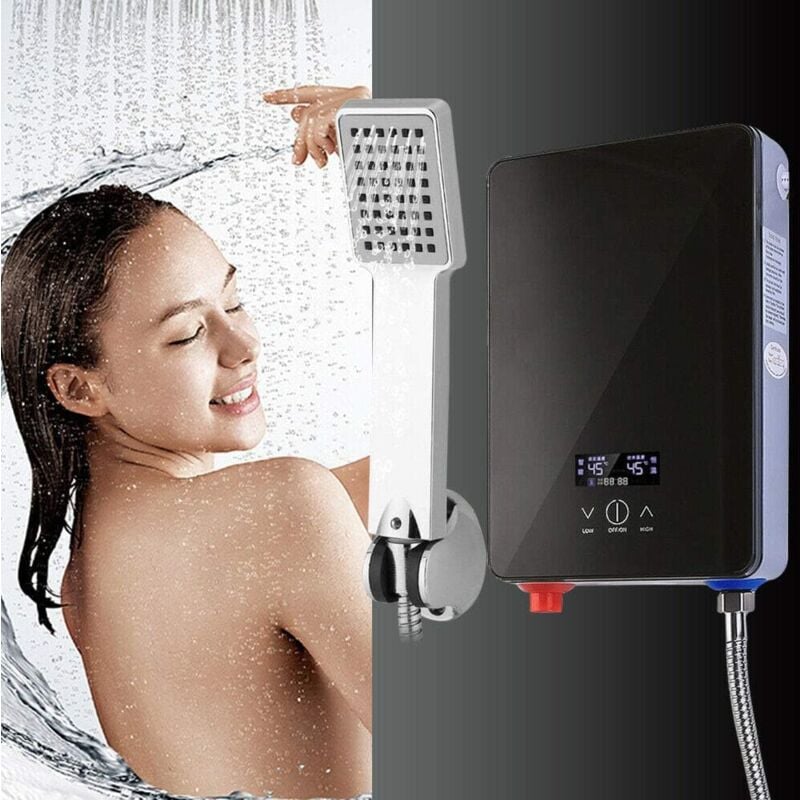 foto del prodotto scaldabagno elettrico 30 55 istante riscaldatore di acqua calda con bagno doccia kit riscaldatore di acqua 6.5 kw 220 v elettrico bagno doccia per