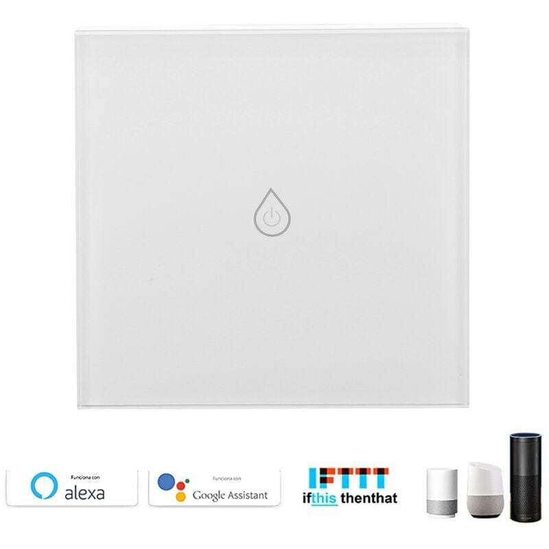 foto del prodotto scaldabagno elettrico intelligente tuya wifi ad alta potenza con controllo touch 16a 110 240v per hotel
