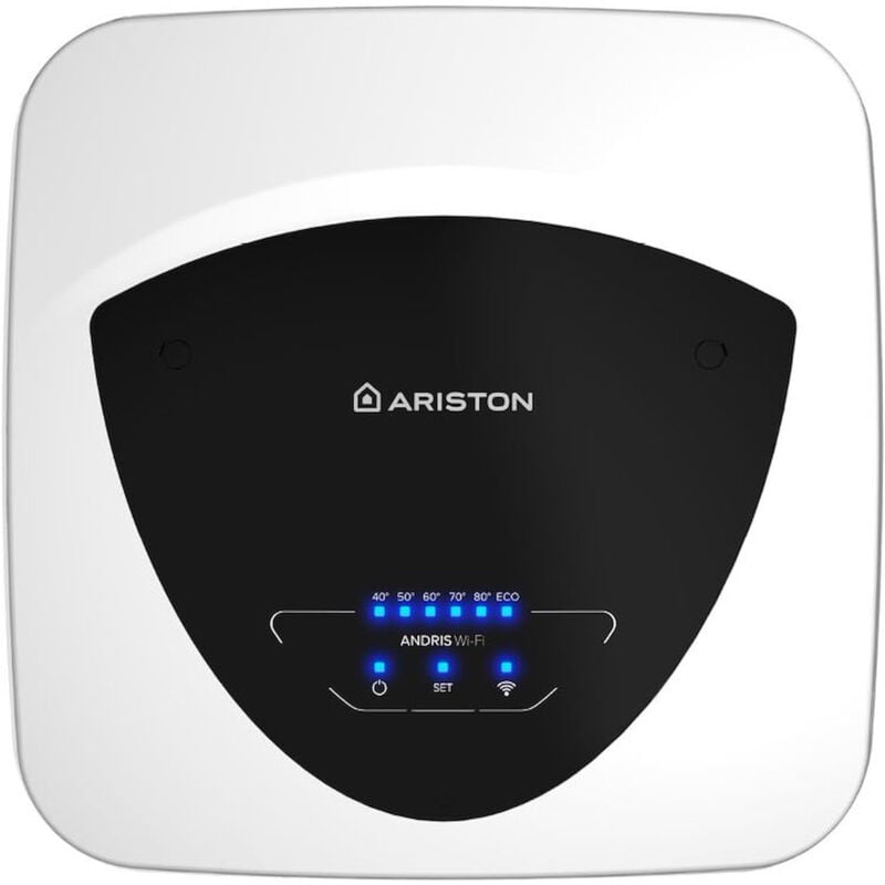 foto del prodotto scaldabagno elettrico sopralavello andris elite wifi 30 5 eu codice prod 3105084 ariston group