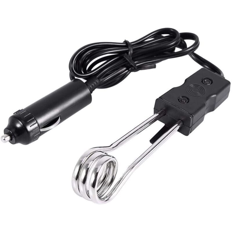 foto del prodotto scaldabagno per auto, 12v nuovo mini scaldabagno elettrico portatile per auto, per viaggi, campeggio, picnic, acqua bollente all aperto, caff o t 