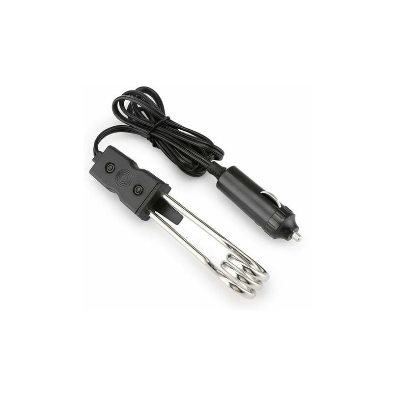 foto del prodotto scaldabagno per auto, scaldabagno elettrico automatico a immersione per caff liquido da 12 v, nero lablanc