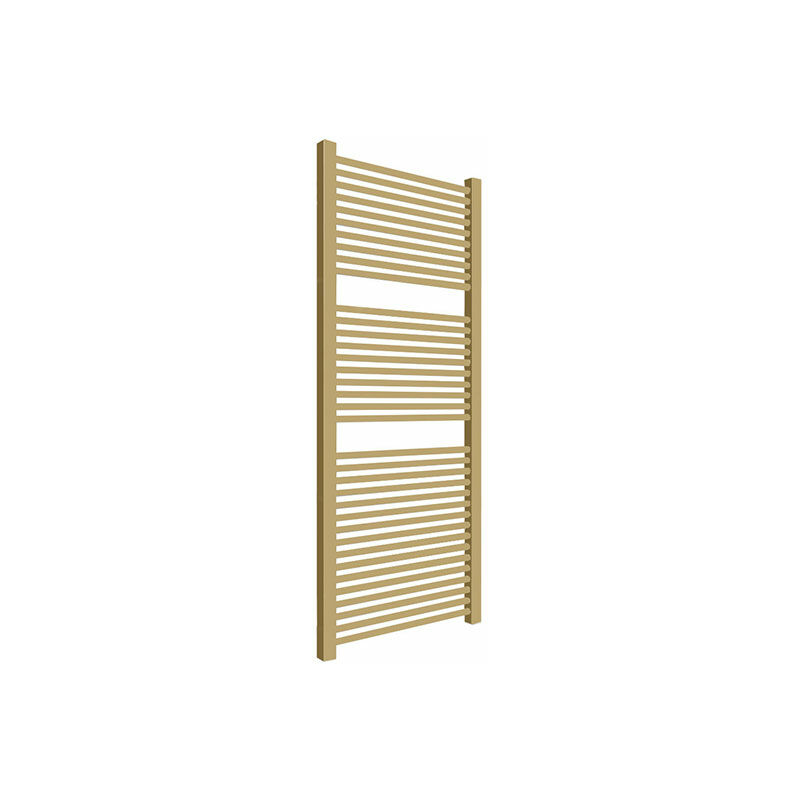 foto del prodotto scaldasalviette ad acqua calda d oro di 435mm di altezza e 430mm di larghezza 203 watt mik435 430sxbra