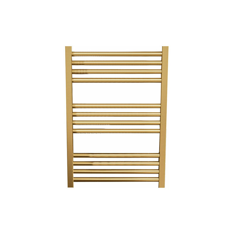 foto del prodotto scaldasalviette ad acqua calda d oro di 660mm di altezza e 680mm di larghezza 373 watt fio660 680sxbra