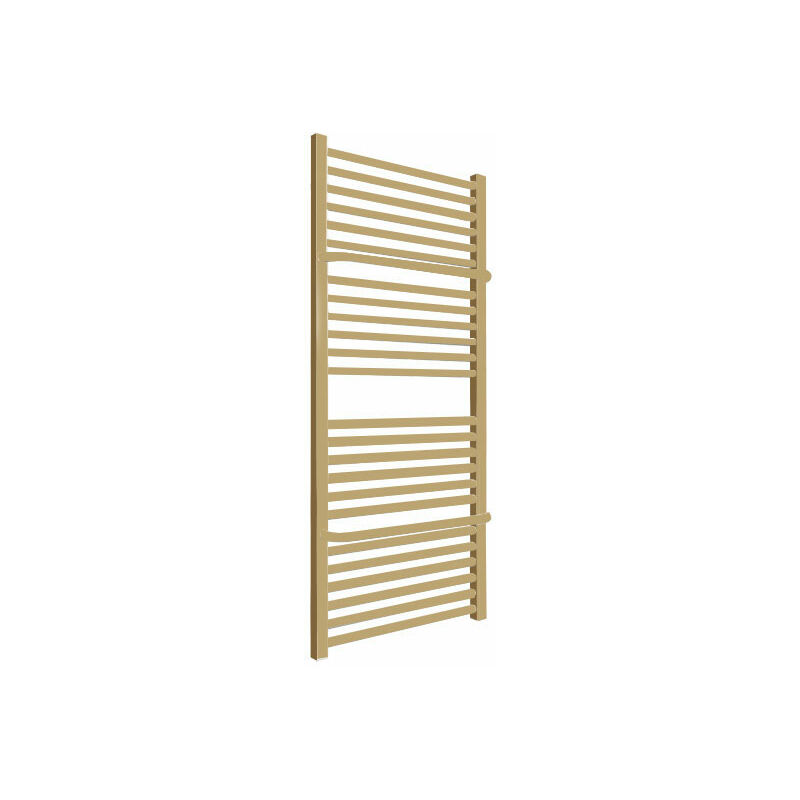 foto del prodotto scaldasalviette ad acqua calda d oro di 820mm di altezza e 400mm di larghezza 228 watt lim820 400sxbra