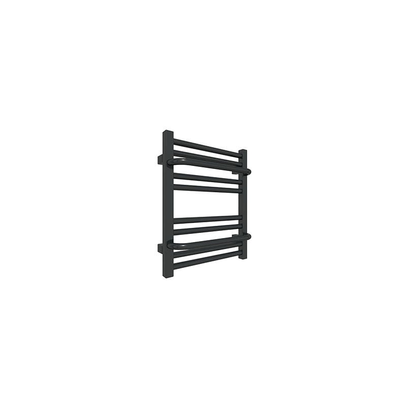 foto del prodotto scaldasalviette ad acqua calda nero 500mm di altezza e 300mm di larghezza 143 watt lim500 300zxn