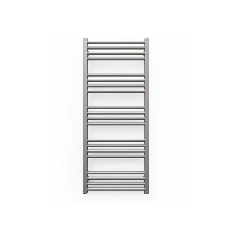 foto del prodotto scaldasalviette elettrico grigio talpa de 1380mm de altezza e 400mm de larghezza 500 watt fio1380 400e8rgr
