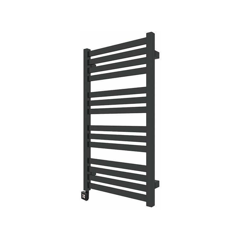 foto del prodotto scaldasalviette elettrico nero 780mm di altezza e 430mm di larghezza 300 watt mar780 430e1n