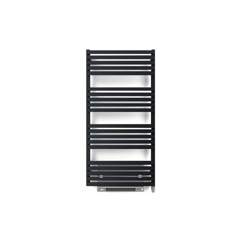 foto del prodotto scaldasalviette elettrico soffiante nero a x l 1185 x 500 1000 watt qua1185 500se8nblo