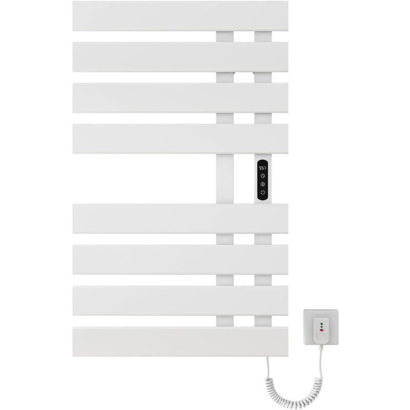 foto del prodotto scaldasalviette elettrico,termostato wifi smart scaldasalviette,per alexa e google home e app,500 820mm,300w,portasciugamani