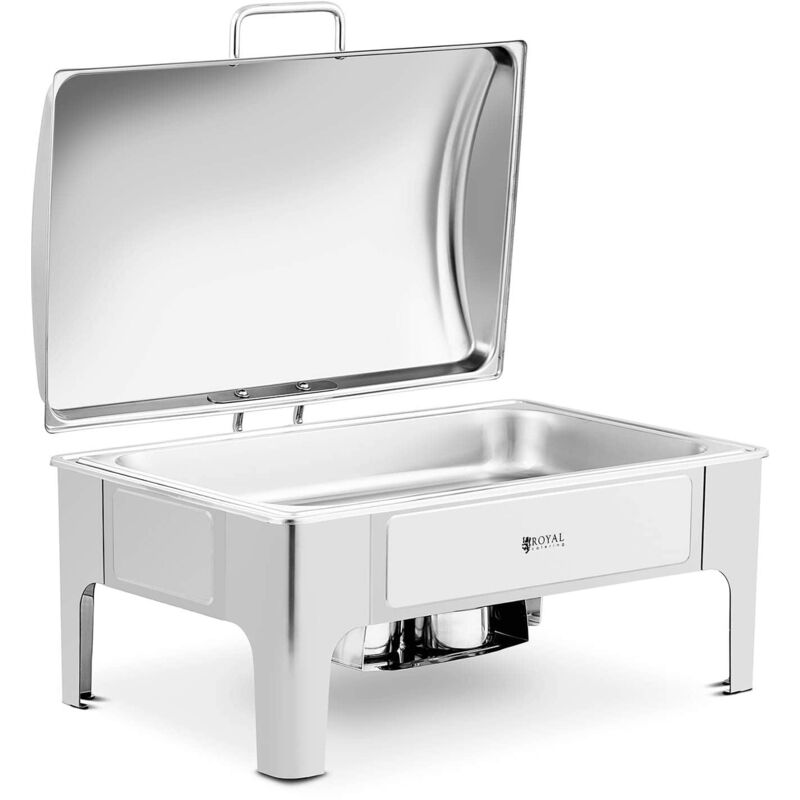foto del prodotto scaldavivande professionale gn 1 1 con fondo piatto acciaio inox, contenitore 1 gn 1 1 da 8,5 litri, manico cool touch 140004239