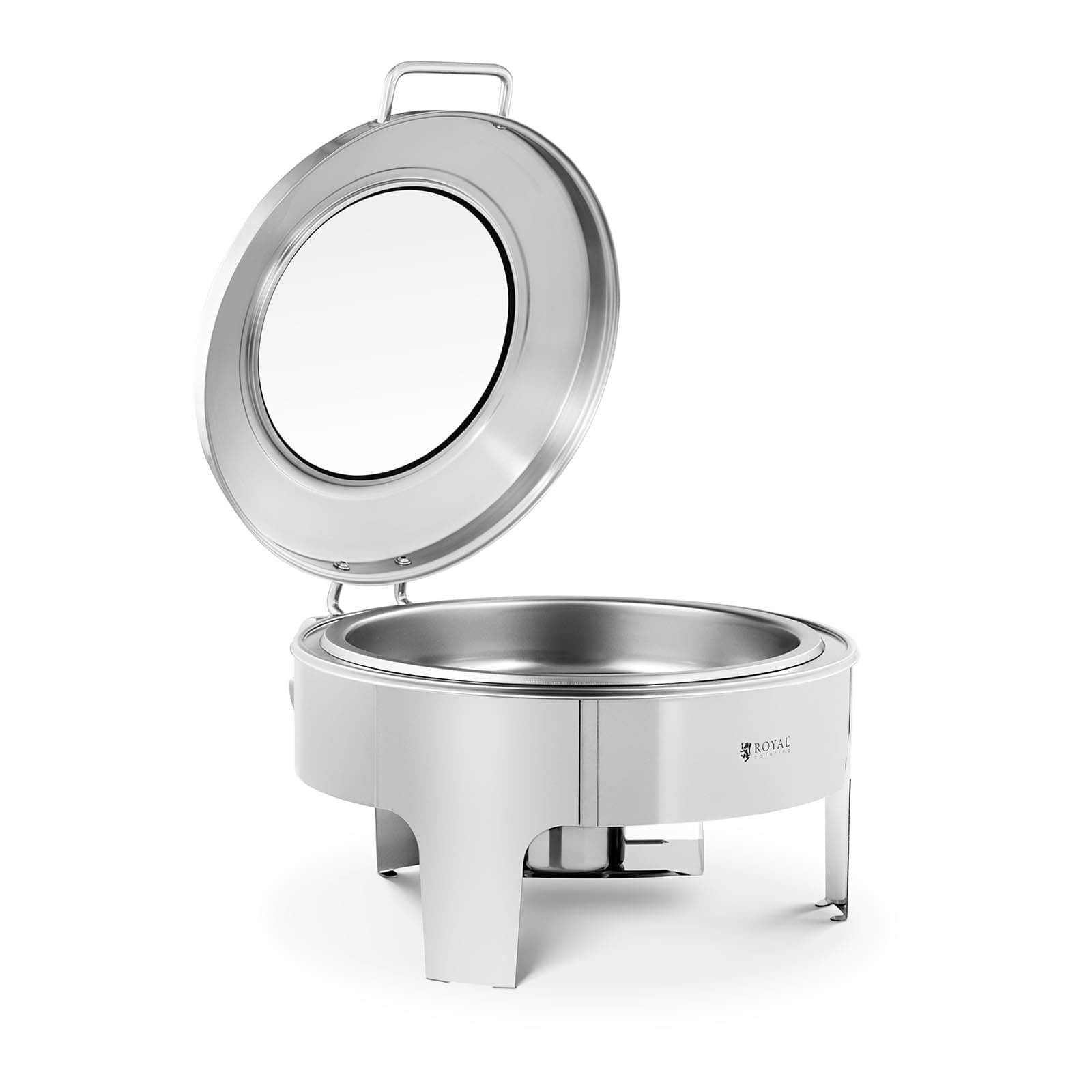 foto del prodotto scaldavivande tondo 5,8 litri oblò inox 1 fuoco 14 0004244