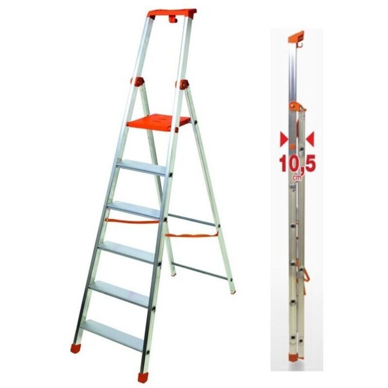 foto del prodotto scale scala domestica in alluminio più su maxi 110 facal 6 gradini