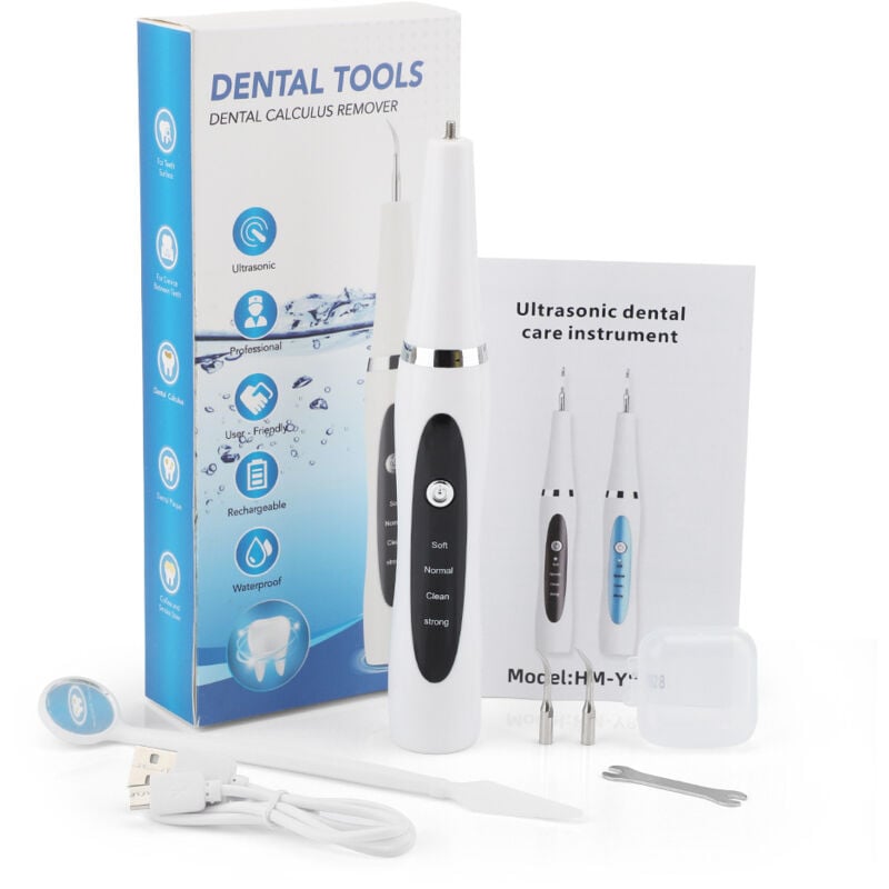 foto del prodotto scaler ad ultrasuoni a 4 velocit , strumento odontoiatrico domestico, scaler e smacchiatore, scaler elettrico