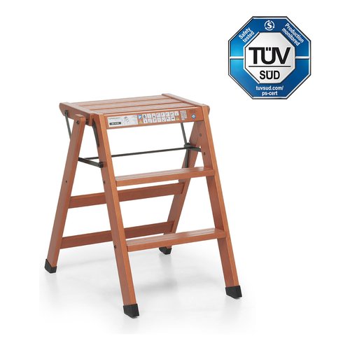 foto del prodotto scaletta foppapedretti 348106 sgabello tialzo noce