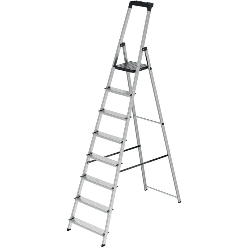 foto del prodotto scaletta in alluminio 8 gradini werka pro