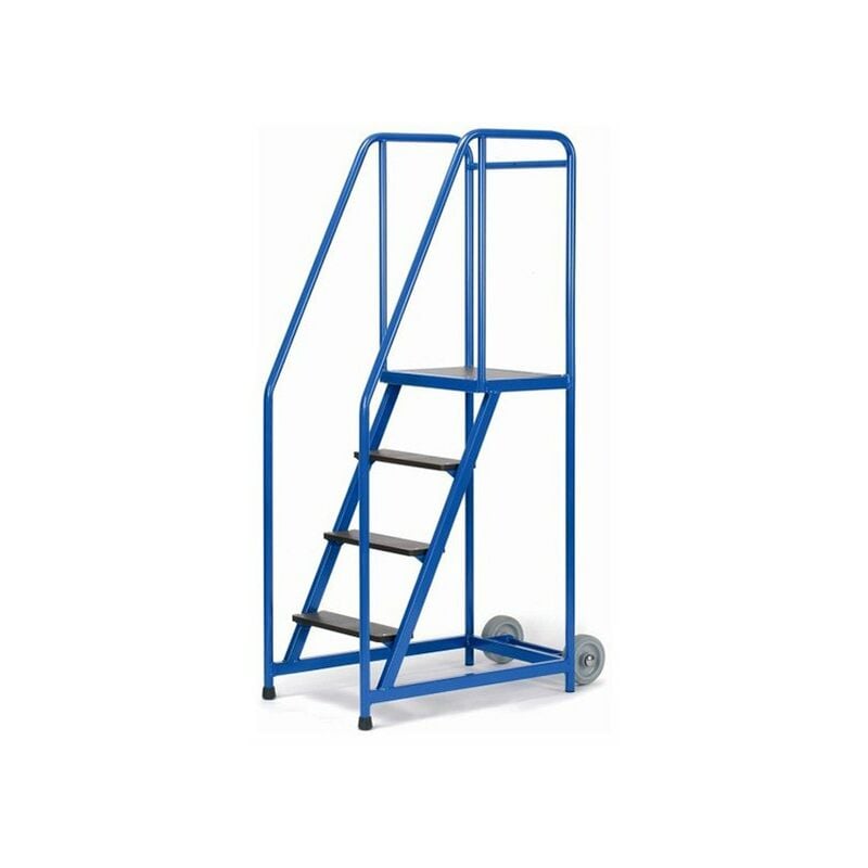 foto del prodotto scaletta mobile 3 gradini altezza massima di lavoro 2.77m eslg03