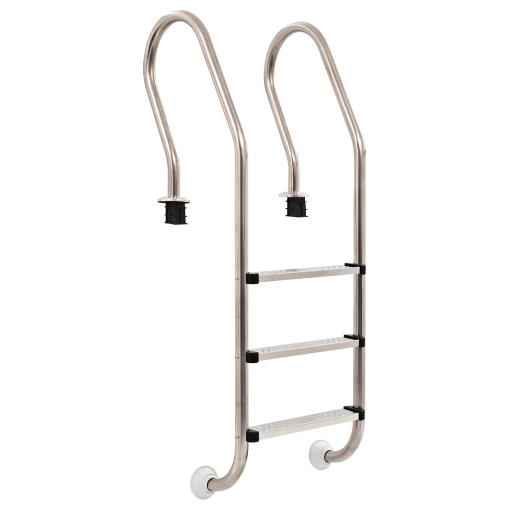 foto del prodotto scaletta per piscina 3 gradini in acciaio inox 304 120 cm cod mxl 40447
