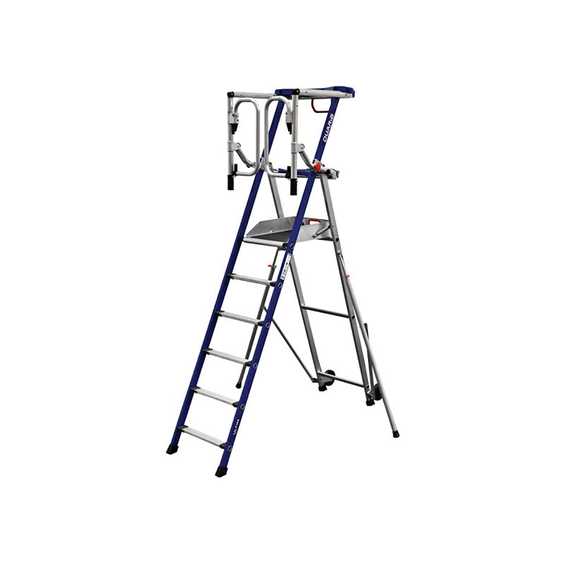 foto del prodotto scaletta pirl pir 6 gradini - altezza max di lavoro 3.45m - pirlf6-u