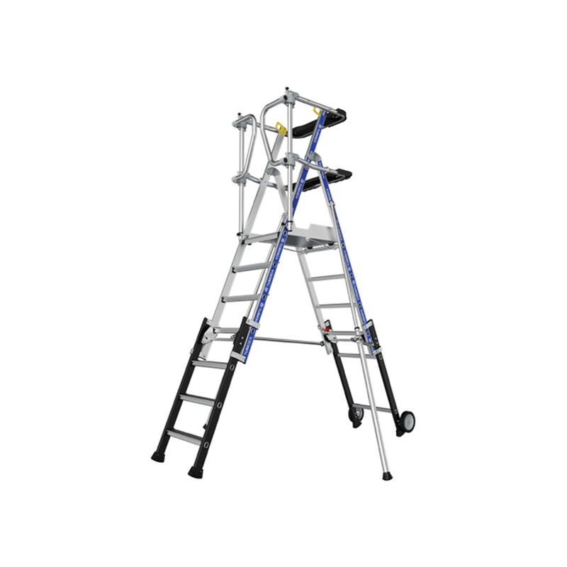 foto del prodotto scaletta telescopica da 5 a 7 gradini altezza max di lavoro 4m 2272961