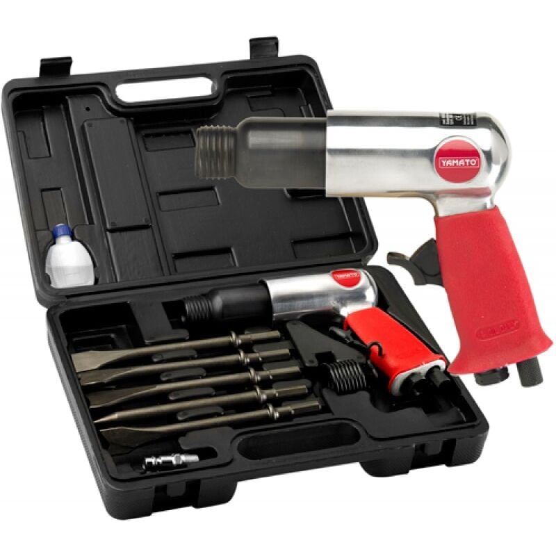 foto del prodotto scalpellatore pneumatico yamato in kit 11pz