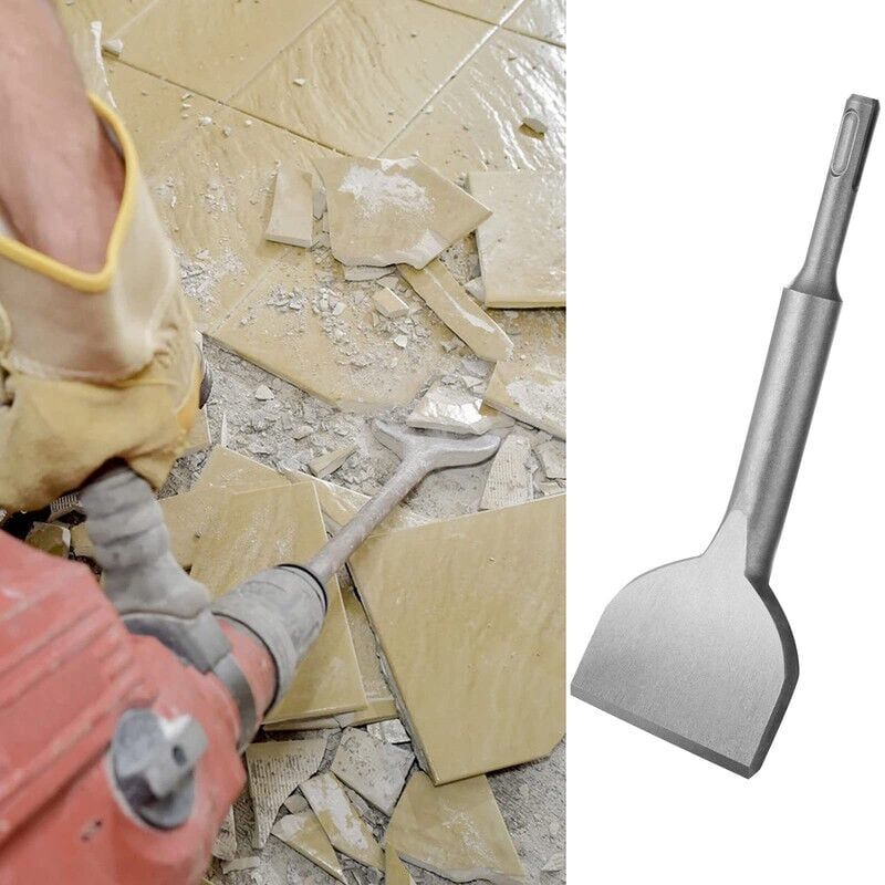 foto del prodotto scalpello per piastrelle sds plus, serie allargante di alta qualit da 180 mm x 75 mm, scalpello per piastrelle curvo cesellato per piastrelle in