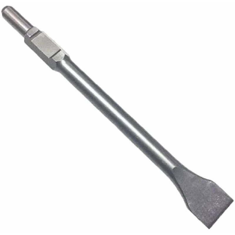 foto del prodotto scalpello piatto con attacco sds hex realizzato in acciaio di qualit 40 x 410 mm