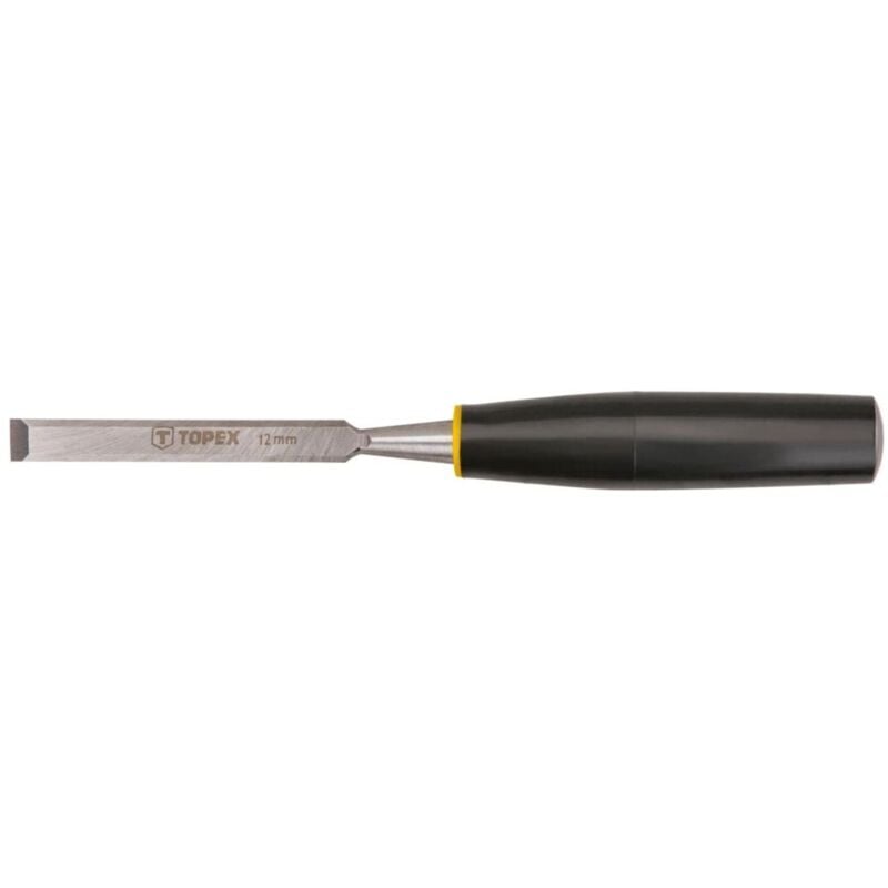 foto del prodotto scalpello topex da 12 mm lavorazione precisa del legno, impugnatura ergonomica