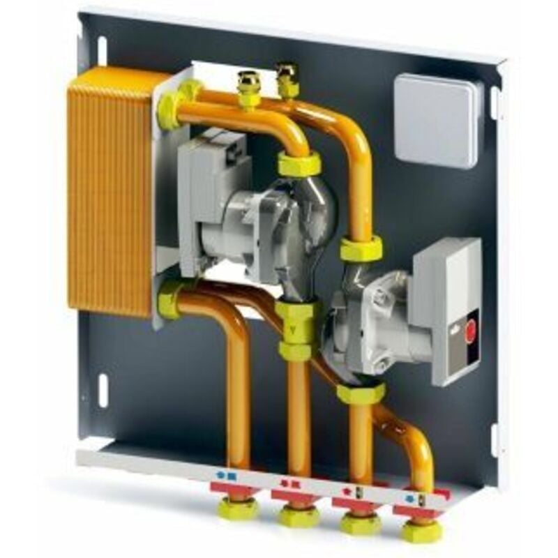 foto del prodotto scambiatore kit 34 piastre 35kw modulo interfaccia termoprodotto caldaia 24448 