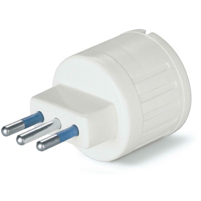 foto del prodotto scame adattatore semplice per prese azzurra 16a standard p30 spina da terra laterale standard 2p t 144.451