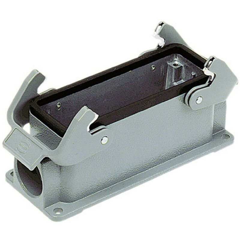 foto del prodotto scame custodia fissa con pannello 2 leve pg21 rettangolare per connettori industriali 930.0241230