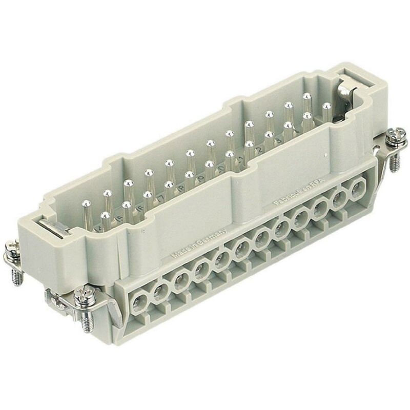 foto del prodotto scame inserto a vite maschio 24 poli serie han e 933.0242601