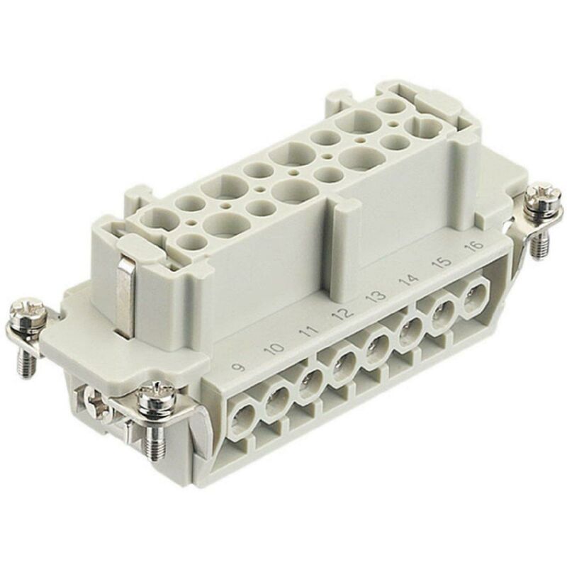 foto del prodotto scame inserto femmina 16 poli connessione a vite 16a 933.0162701