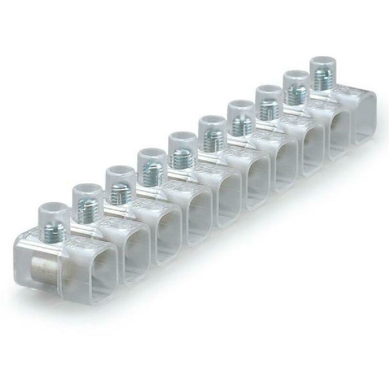 foto del prodotto scame - morsetto morsettiera a stecca mm 1,5 trasparente 812.372