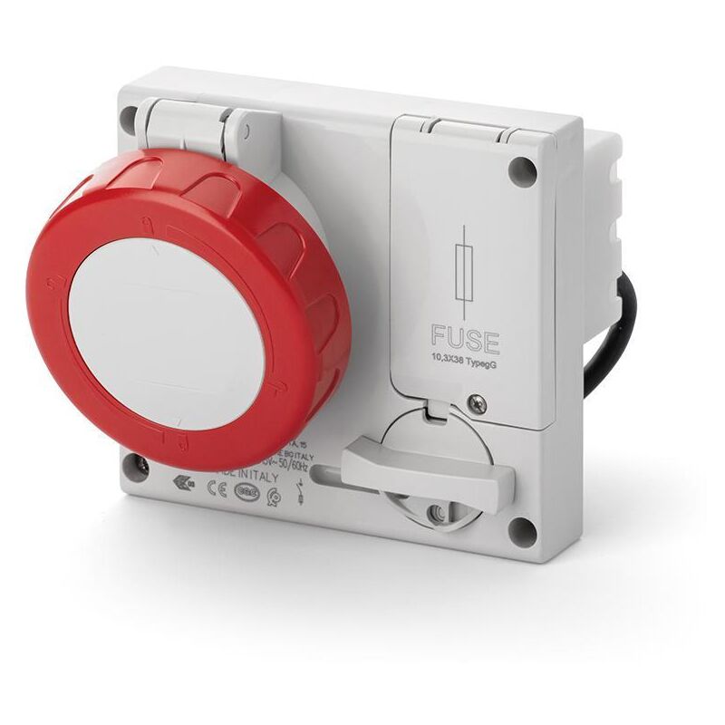 foto del prodotto scame presa da incasso omnia 3p n 16a 6h ip67 406.1687