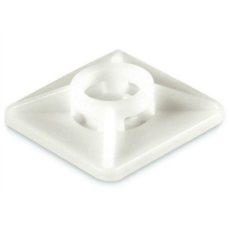foto del prodotto scame supporto autoadesivo 2 fori adatto per fascette max 4,8 mm 839.39 100