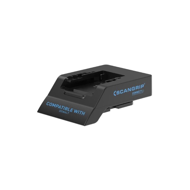 foto del prodotto scangrip adattatore batteria connettore intelligente adatto a dewalt