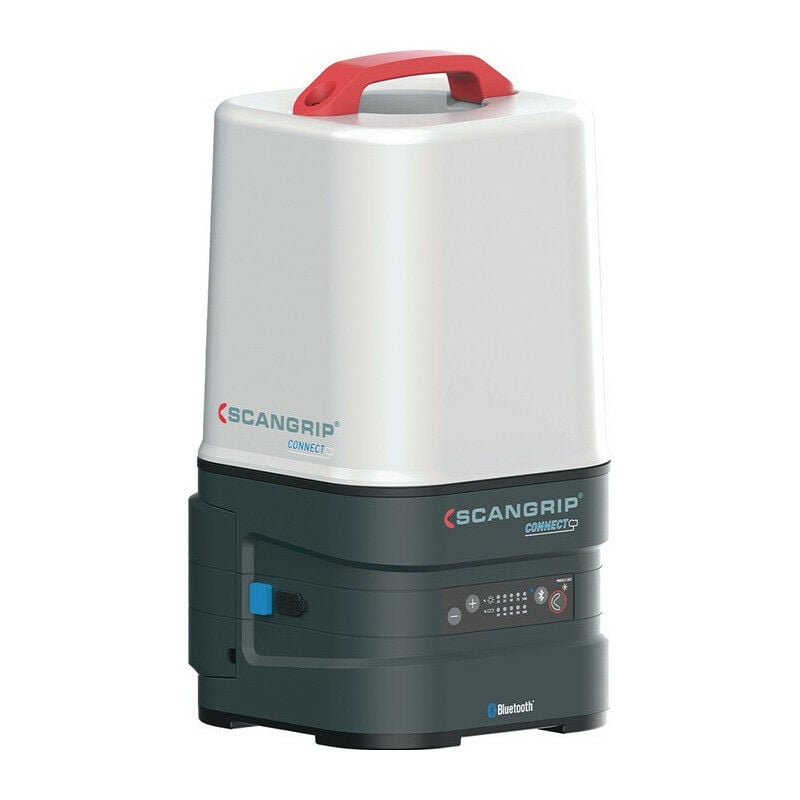 foto del prodotto scangrip lampada area 10 connect faro da lavoro a 360 ad alta efficienza da 10000 lumen per batterie 18 v 20 v