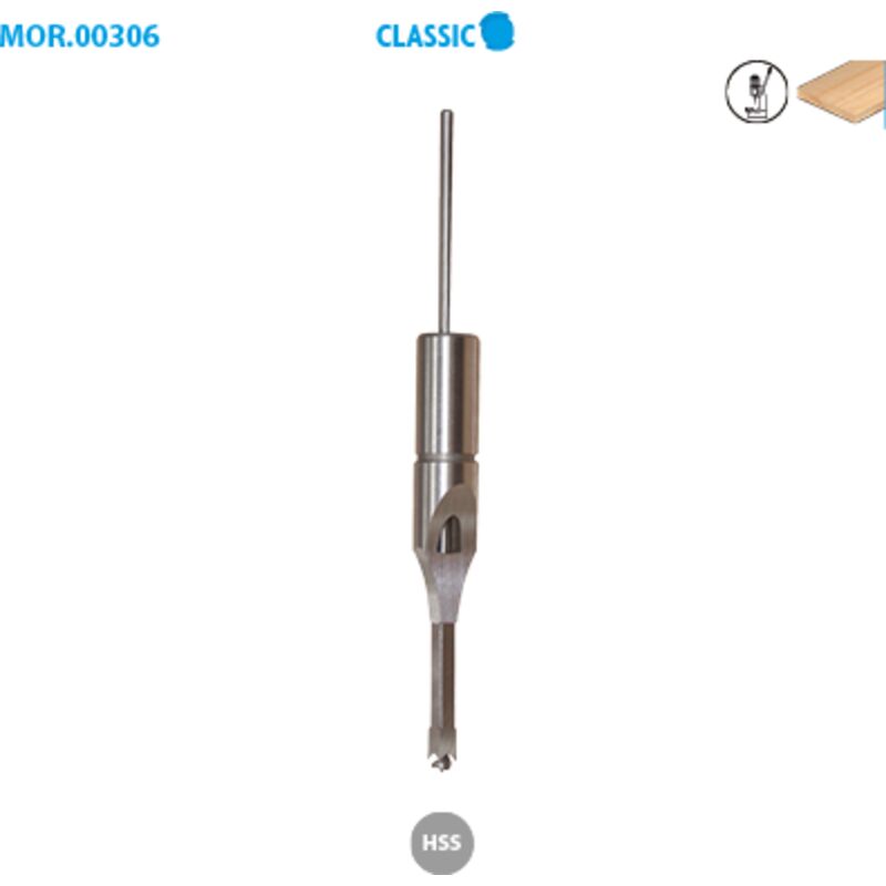 foto del prodotto scapello per mortasatrici / d.12 l.u. 70 tail d.15.9mm - leman