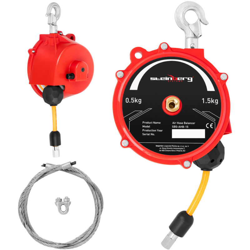 foto del prodotto scaricatore bilanciatore a cavo con tubo pneumatico 0,5 1,5 kg 1,3 m