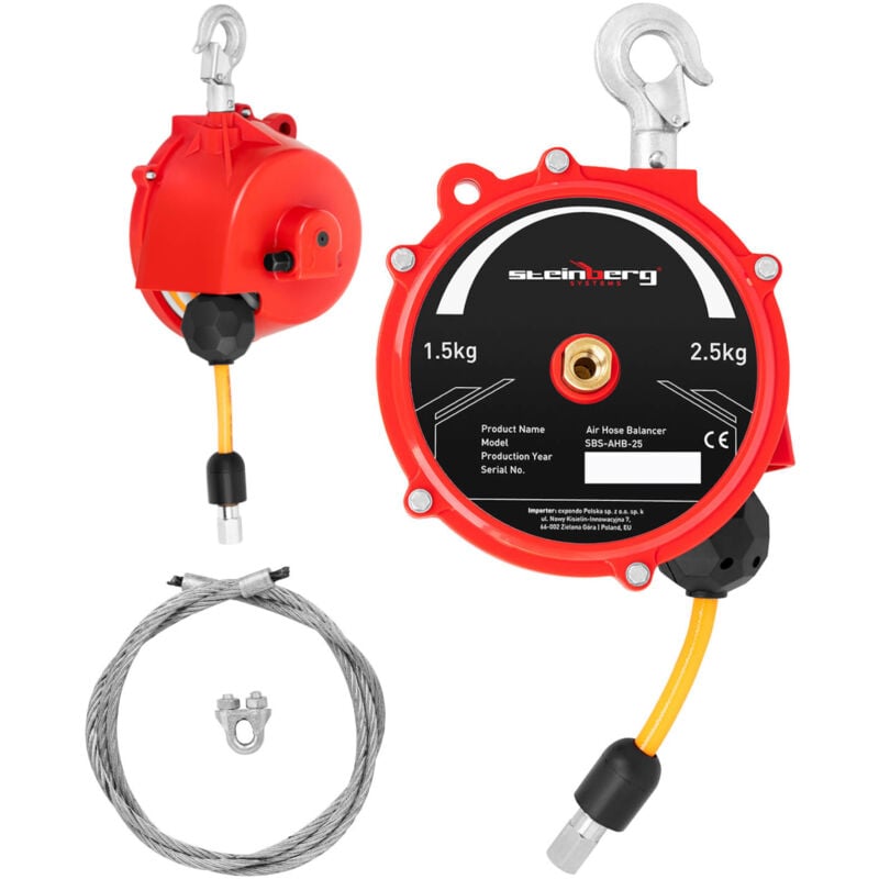 foto del prodotto scaricatore bilanciatore a cavo con tubo pneumatico 1,5 2,5 kg 1,3 m
