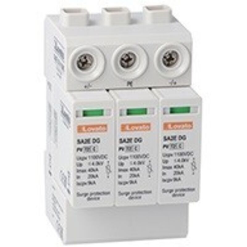 foto del prodotto scaricatore di sovratensione tipo 2 1100vdc rib. lovato cod. sa2edgk10m3 