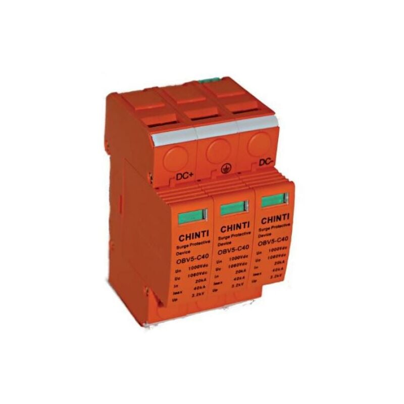 foto del prodotto scaricatore modulare di sovratensione t2 chint obv5 c40 800vdc 80319