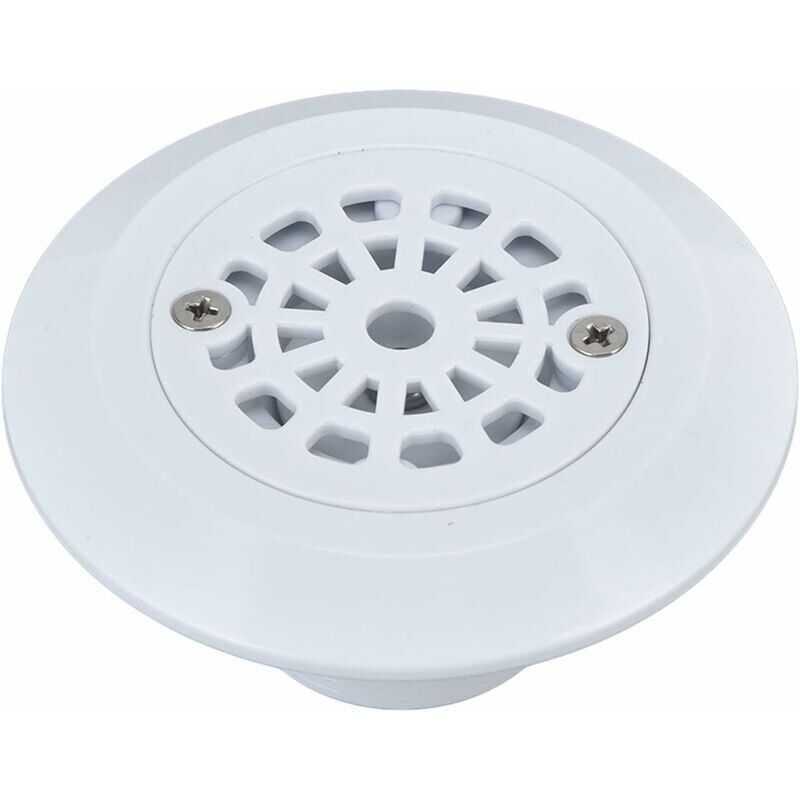 foto del prodotto scarico a pavimento per ingresso acqua per piscina in plastica, accessorio bianco per piscine, sorgenti termali, spa