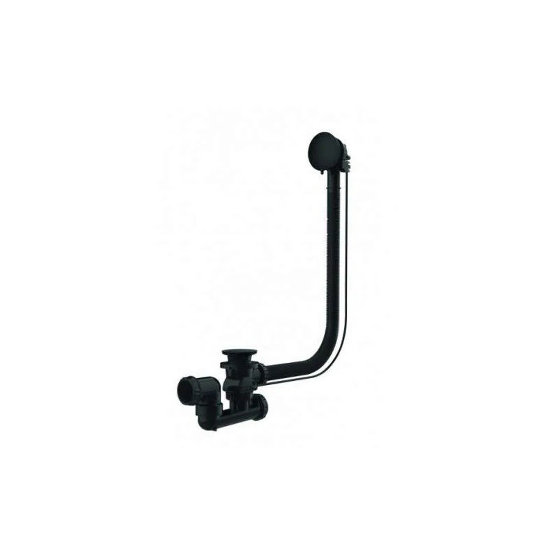 foto del prodotto scarico automatico per vasca da bagno con cavo, 1000mm, nero