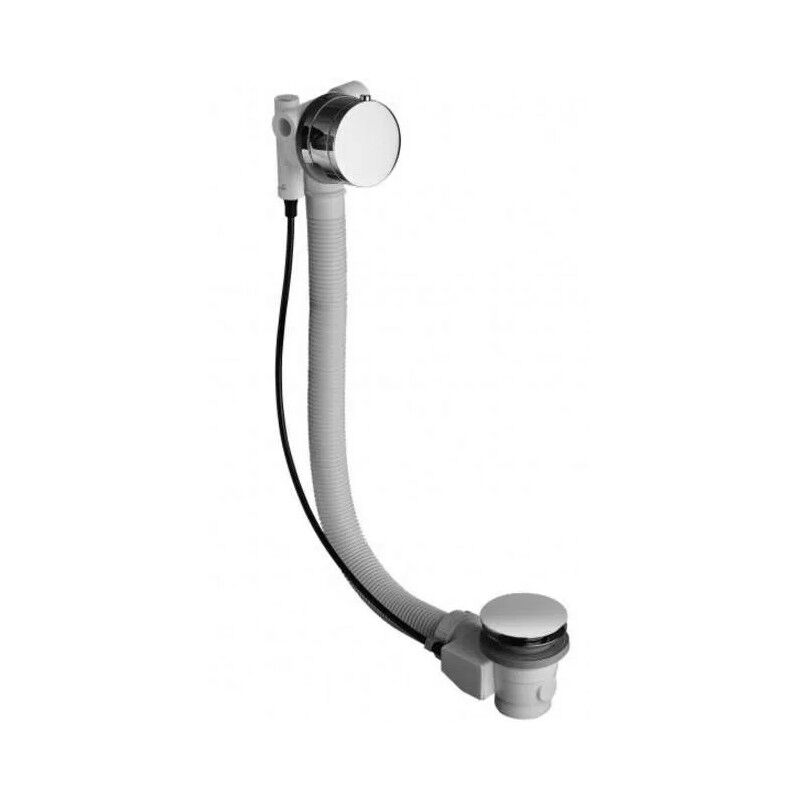 foto del prodotto scarico automatico per vasca da bagno con riempimento e cavo lungo 57 cm