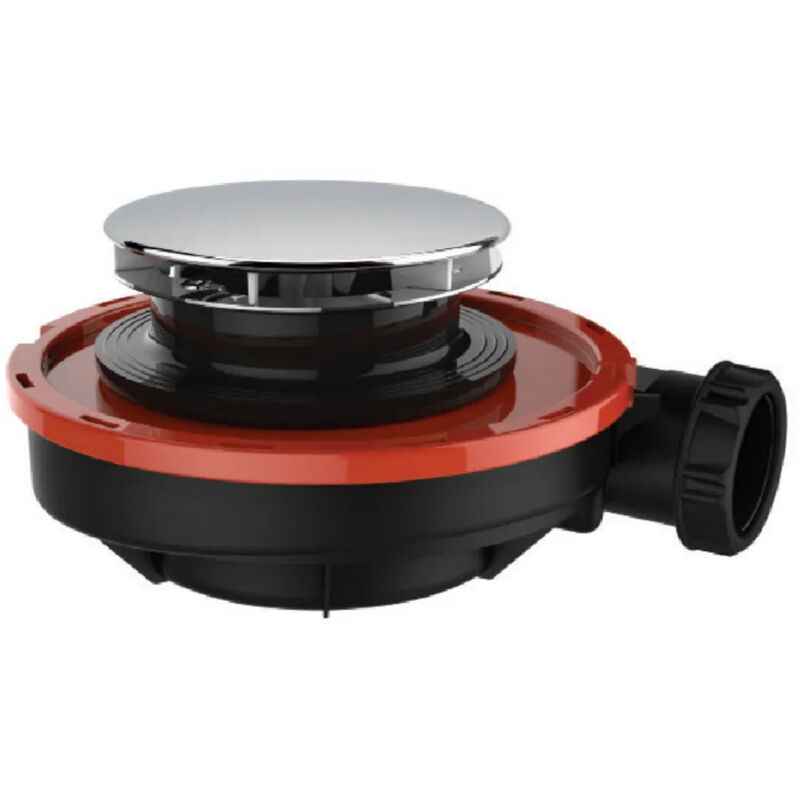 foto del prodotto scarico doccia ultraveloce ed extrapiatto per piatto doccia a 90 con uscita orizzontale