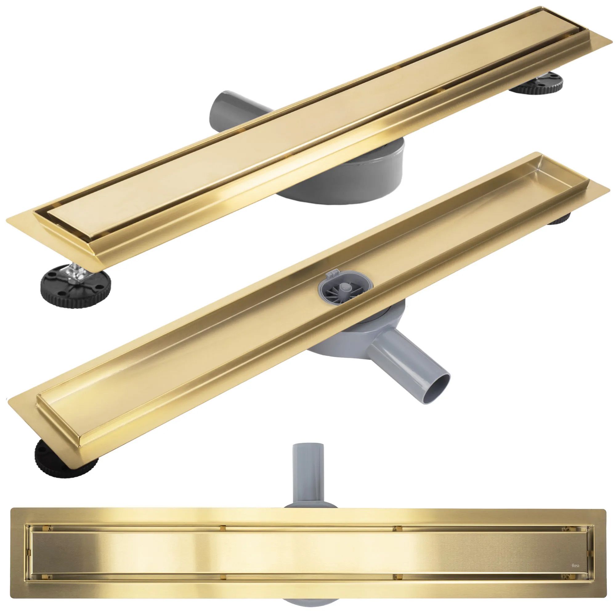foto del prodotto scarico lineare rea neox pro brush gold 90