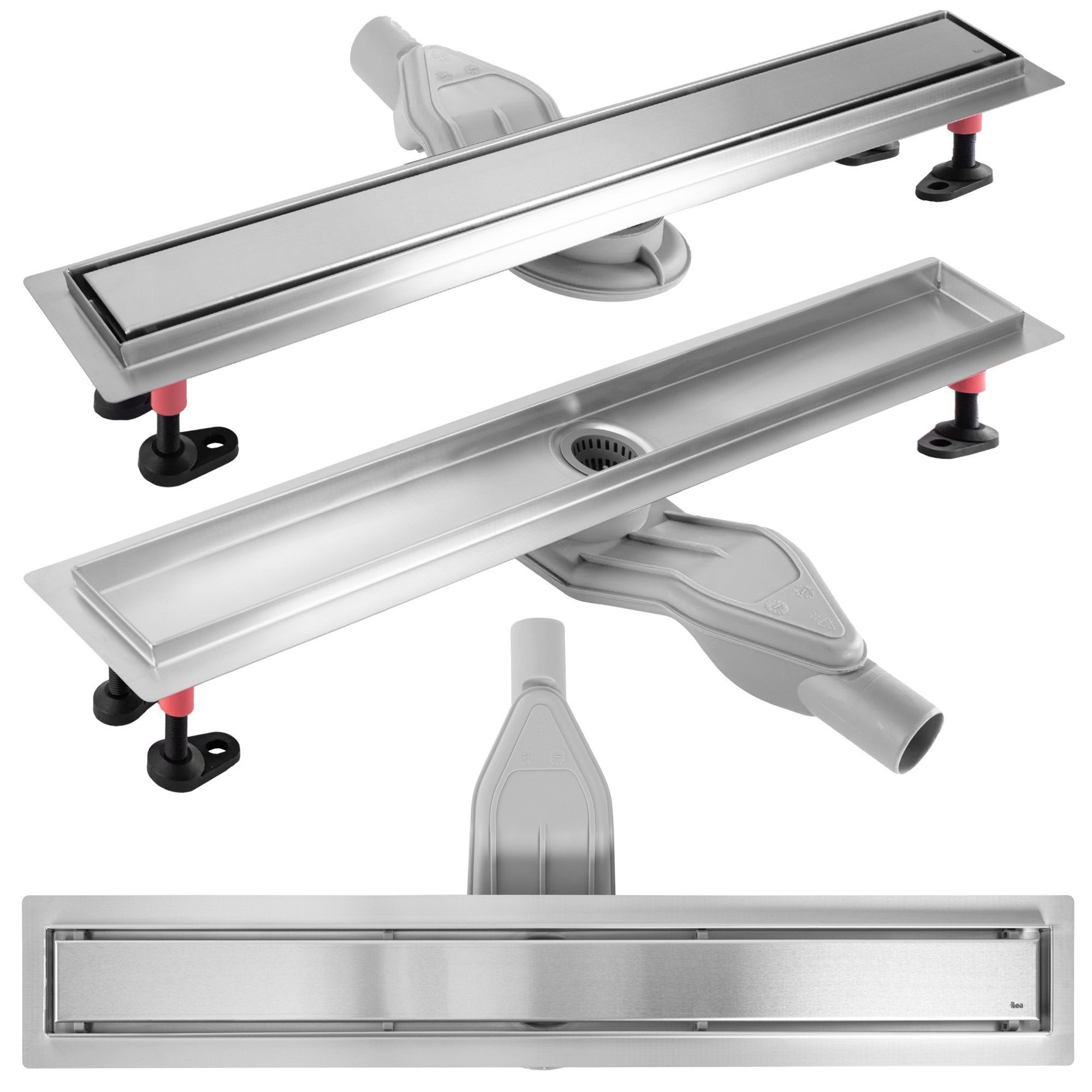 foto del prodotto scarico lineare rea neox superflow brush nickel 90