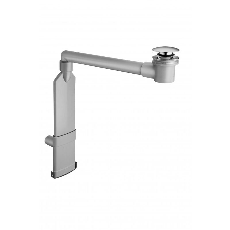 foto del prodotto scarico per lavabo con sifone salvaspazio e tappo up down